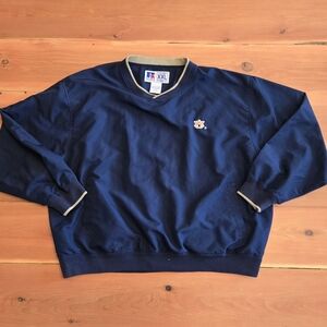 Vintage 90s Auburn University Pullover Mens 2XL Blue Pullover Russell Athletic